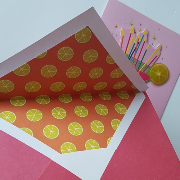 2 pcs C R Gibson Luxury Card Cheers to Your Birthday (1 Card with Envelope) - Picture 7 of 16